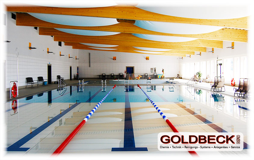 Die Goldbeck GmbH liefert hochwertige Produkte für den Einsatz in kommunalen Frei- und Hallenschwimmbädern, Saunen, Kliniken, Wellnessbereichen, sowie vielfältige technische Ausrüstungen auch für industrielle Bereiche. Wir sind überregional tätig und verfügen über einen spezialisierten und flexiblen Kundendienst.