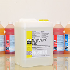 Nüscosept® SBK ist flüssiges, aldehydfreies Desinfektionsmittel-Konzentrat insbesondere zur Desinfektion von Solarium und Sonnenbank